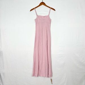chinese dress ladies Ora Linen Blend Shirt Dress-Navy main image 0